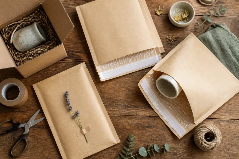 kraft bubble mailers